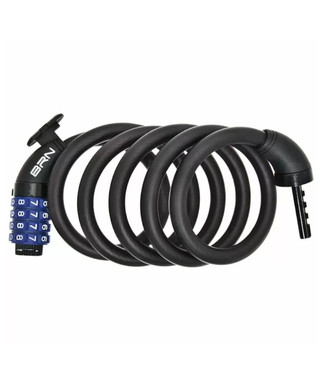 BRN Bernardi Lucchetto Spirale Combo 12x1500mm, Black