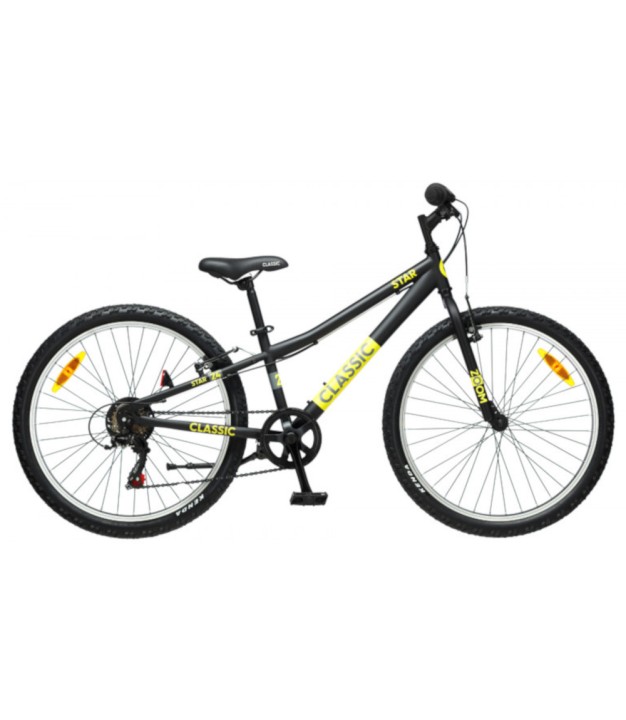 Classic Star 24'' Kids Bike, Black