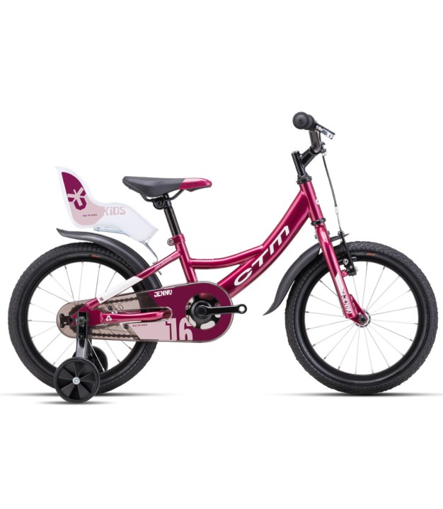 CTM Jenny 16'' Kids Bike, Dark Pink Pearl