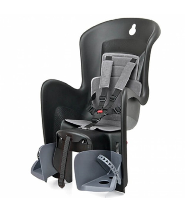 Polisport Bilby Maxi CFS, Black | Rear Rack Mounting